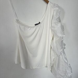 Anthropolgie Top Ruffle Sleeve Nwt